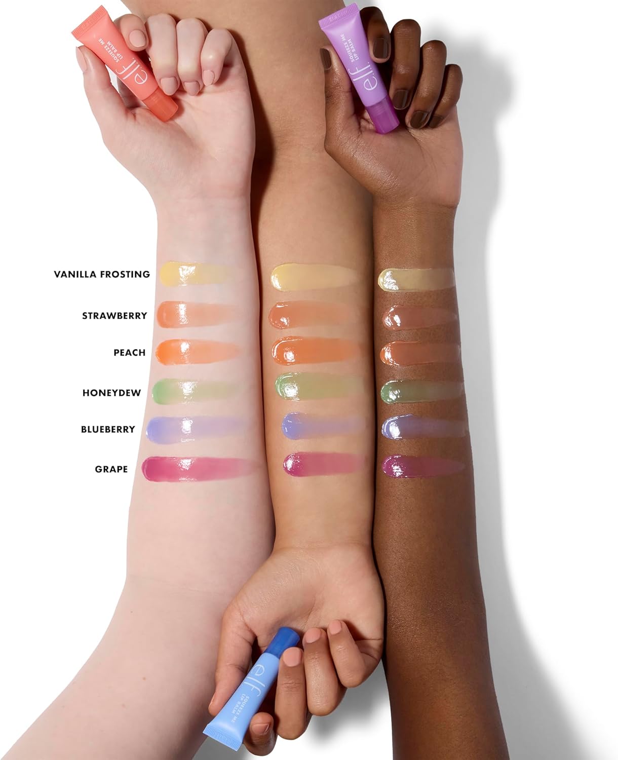 e.l.f. Squeeze Me Lip Balm, Moisturizing Lip Balm for A Sheer Tint of Colour, Infused with Hyaluronic Acid, Vegan & Cruelty-Free - Image 4