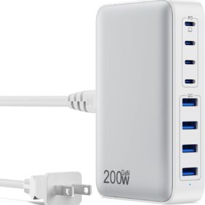 USB C Charger 200W USB C Charger Bl...