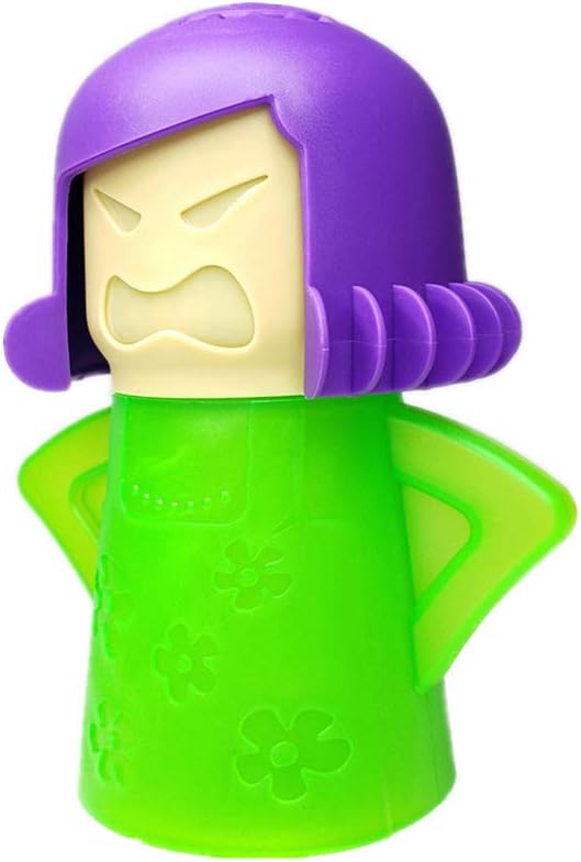 Offended Mama Microwave Oven Steam Cleaner, Offended Mother Microwave Cleaner, Simply Add Vinegar and Water, Minimize Cleansing Time by Half (Inexperienced)