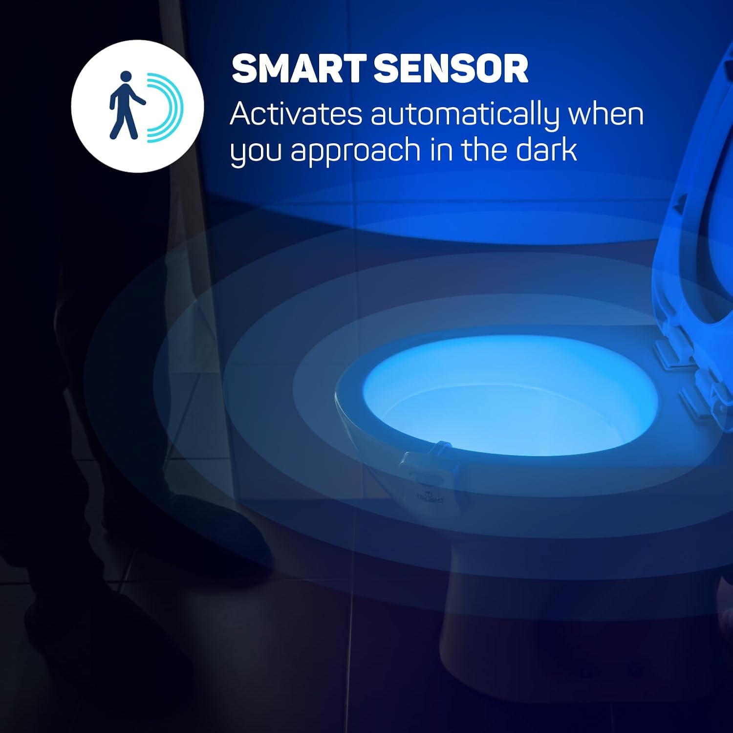 ToiLight The Authentic Rest room Bowl Evening Mild. Enjoyable Helpful Toilet Movement Sensor Tech Gadget. Humorous Novelty Birthday Present Thought. Stocking Stuffer for Him Her Guys Males Mother Brother - Image 3