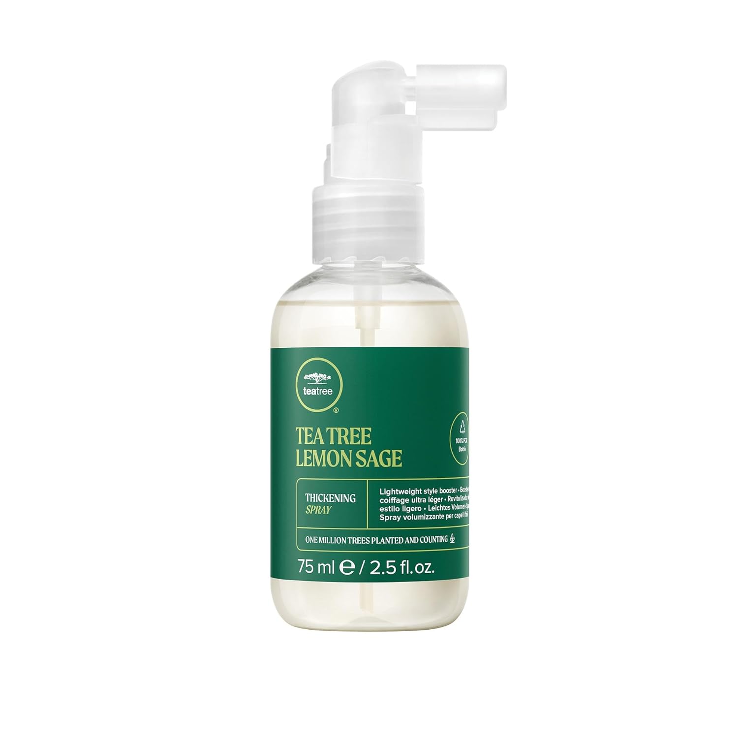 Tea Tree Lemon Sage Thickening Spray, Builds Physique + Boosts Quantity, For Advantageous Hair