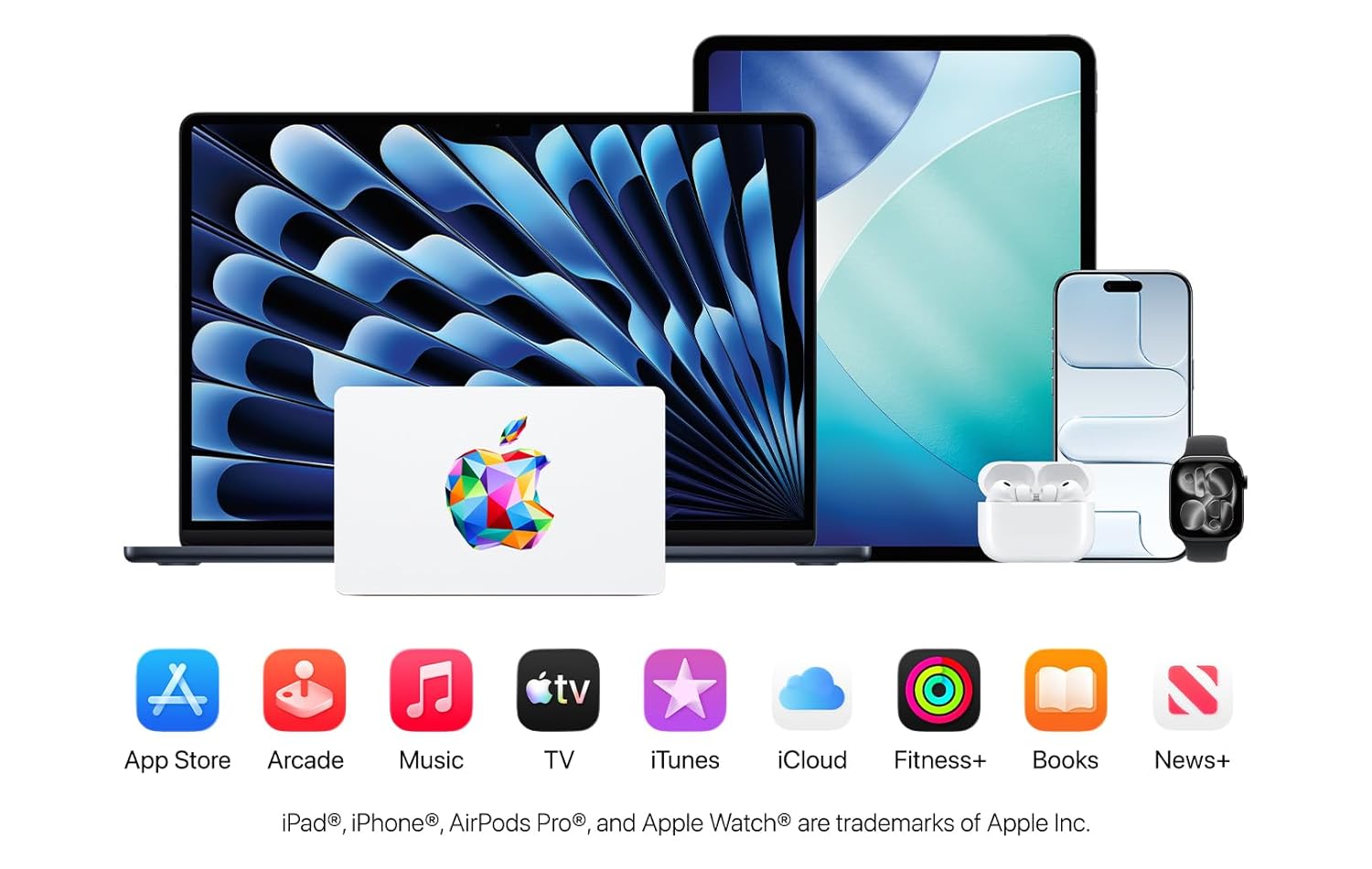 Apple Present Card - App Retailer, iTunes, iPhone, iPad, AirPods, MacBook, equipment and extra (eGift) - Image 5