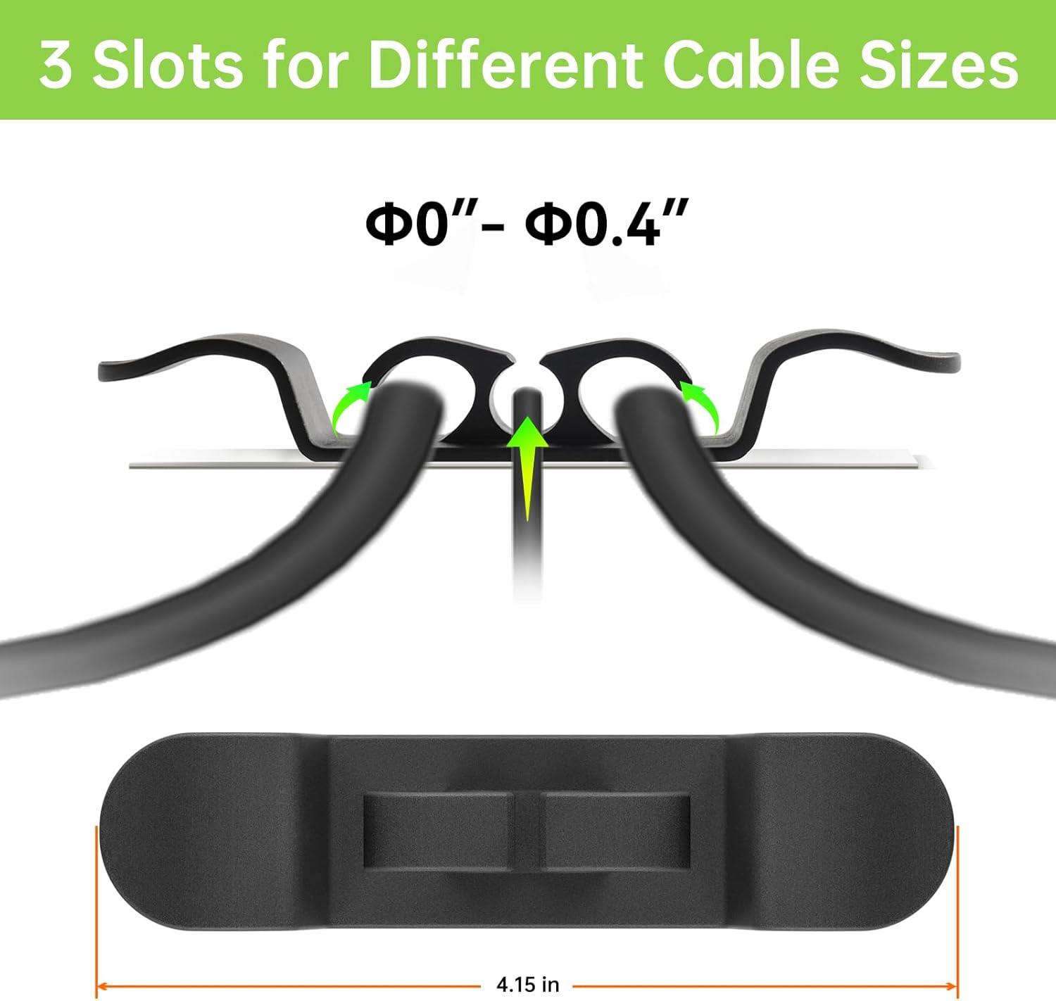 6PCS Twine Organizer for Home equipment, Upgraded Kitchen Equipment Twine Wrap, Twine Holder Stick on Strain Cooker, Espresso Maker, Air Fryer and Blender(3 Black + 3 White) - Image 6