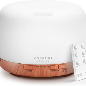 ASAKUKI Important Oil Diffuser 500m...