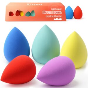 BEAKEY Make-up Sponge Set 5 Pack Mi...