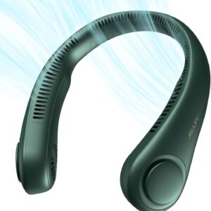 JISULIFE Moveable Neck Fan, Palms F...