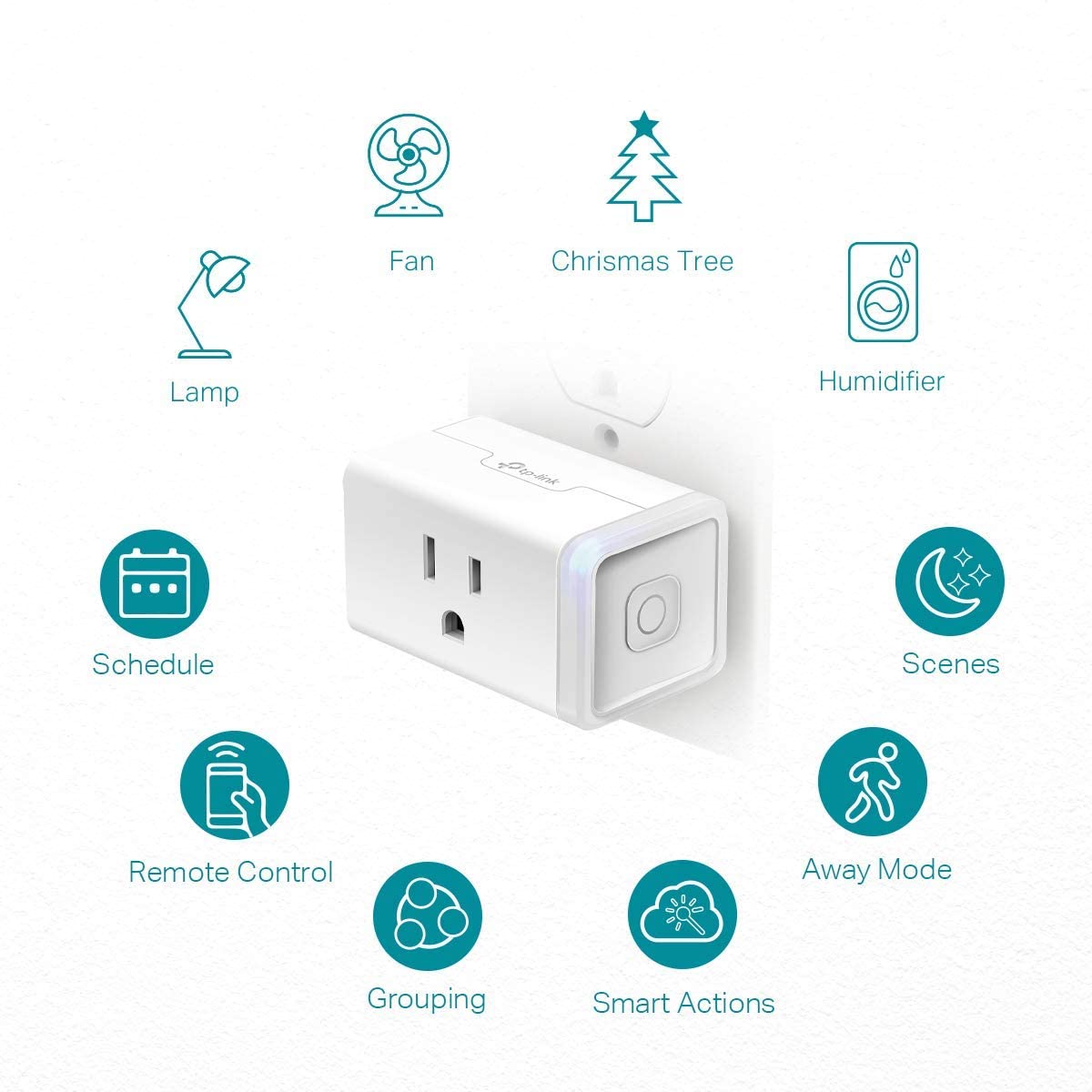 Kasa Good Plug HS103P4, Good House Wi-Fi Outlet Works with Alexa, Echo, Google House & IFTTT, No Hub Required, Distant Management, 15 Amp, UL Licensed, 4-Pack, White - Image 3