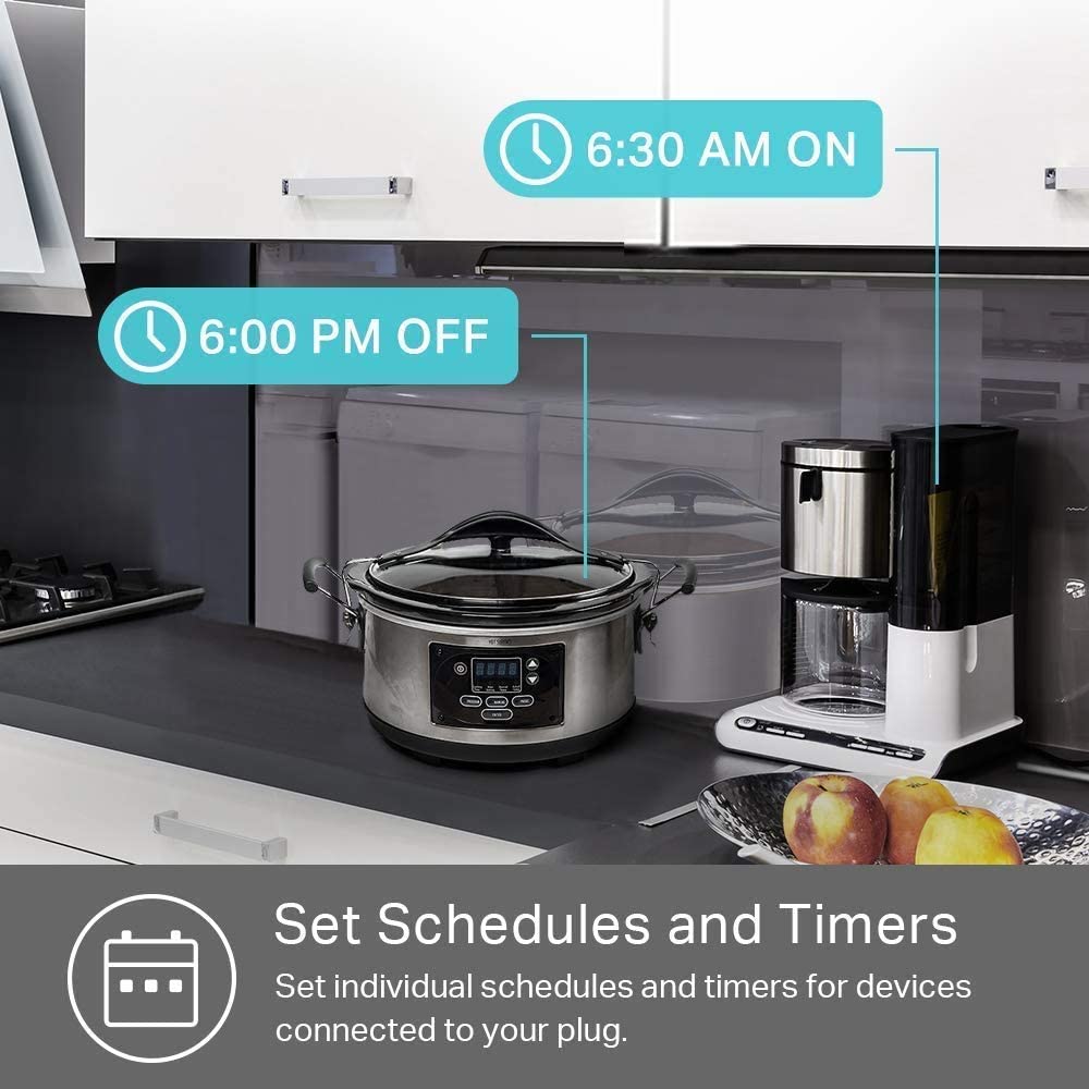 Kasa Good Plug HS103P4, Good House Wi-Fi Outlet Works with Alexa, Echo, Google House & IFTTT, No Hub Required, Distant Management, 15 Amp, UL Licensed, 4-Pack, White - Image 7