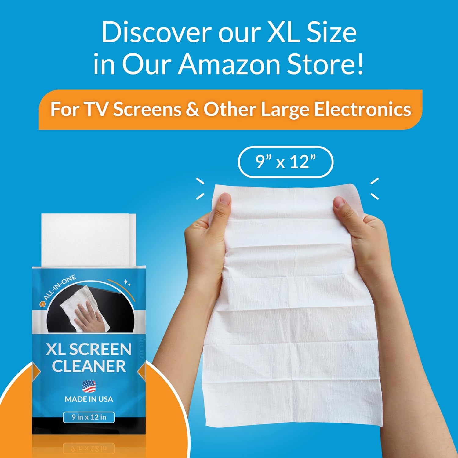 Display screen Cleaner Wipes by iCloth – Individually Wrapped – Journey Dimension – Streak-Free (24 Massive Wipes) - Image 8