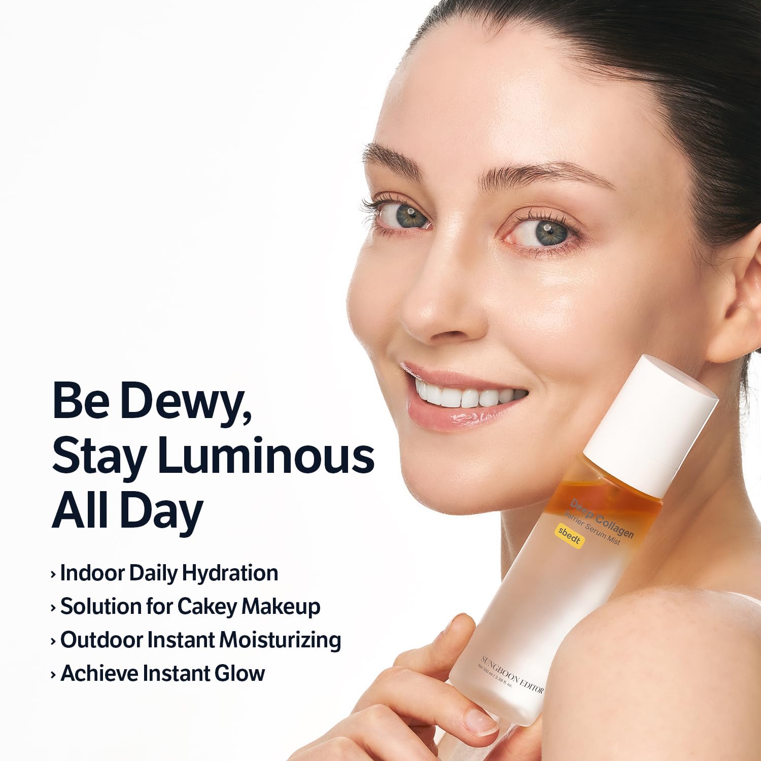 SUNGBOON EDITOR Frost-Proof Glow Bundle | Glow Mist Set | Deep Collagen In a single day Masks (4ea), Floor Line & Texture Care Serum & Barrier Serum Mist - Image 6