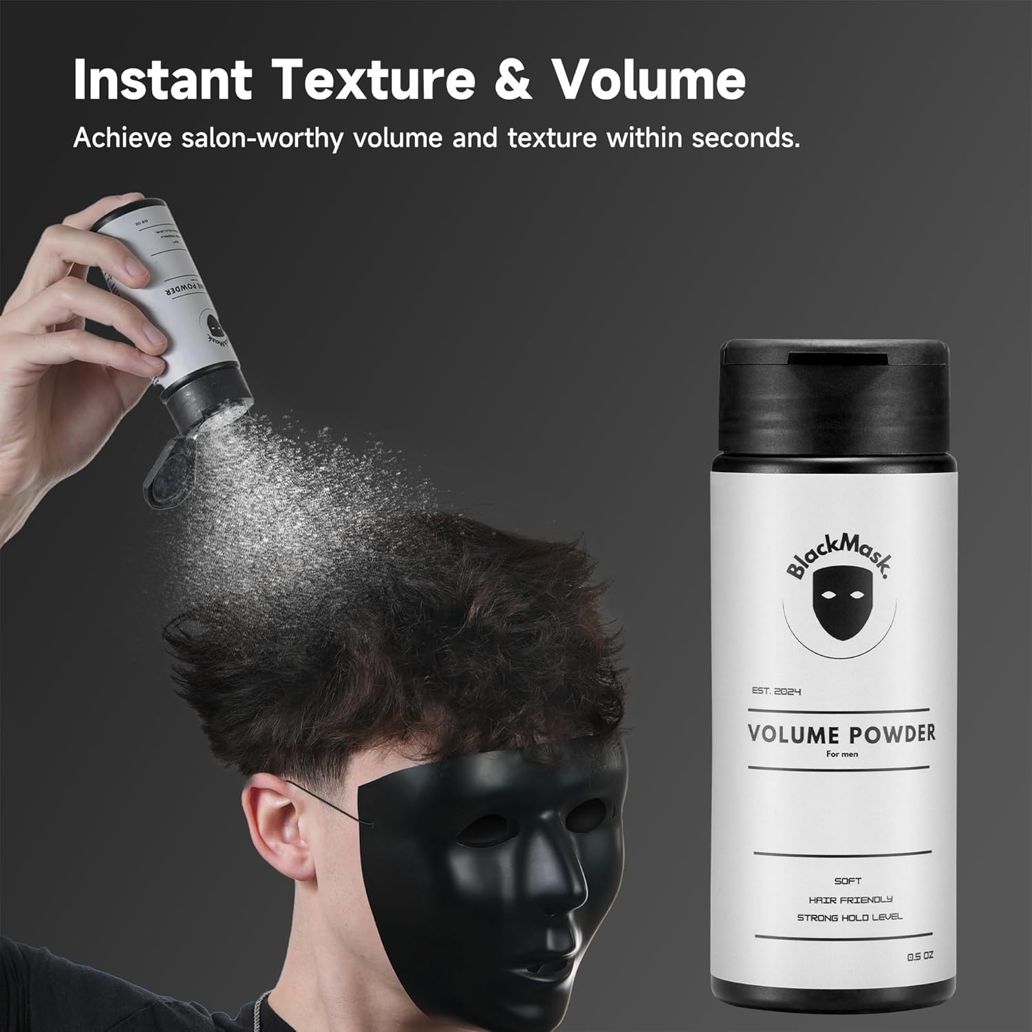 Hair Texture Powder for Males, Simple-to-Apply Styling Powder for Dry Hair Appears to be like - Image 2