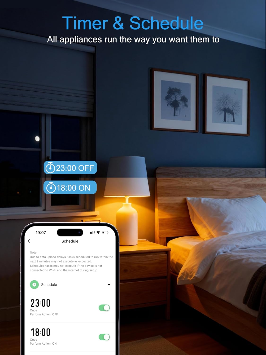 EIGHTREE 15A Good Plug, Wi-Fi & Bluetooth Good Outlet for Excessive-Energy Dwelling Home equipment, Works with Alexa & Google Dwelling, Simple Setup, Timer & Distant Management, FCC & ETL Licensed, 2.4GHz Wi-Fi Solely - Image 9