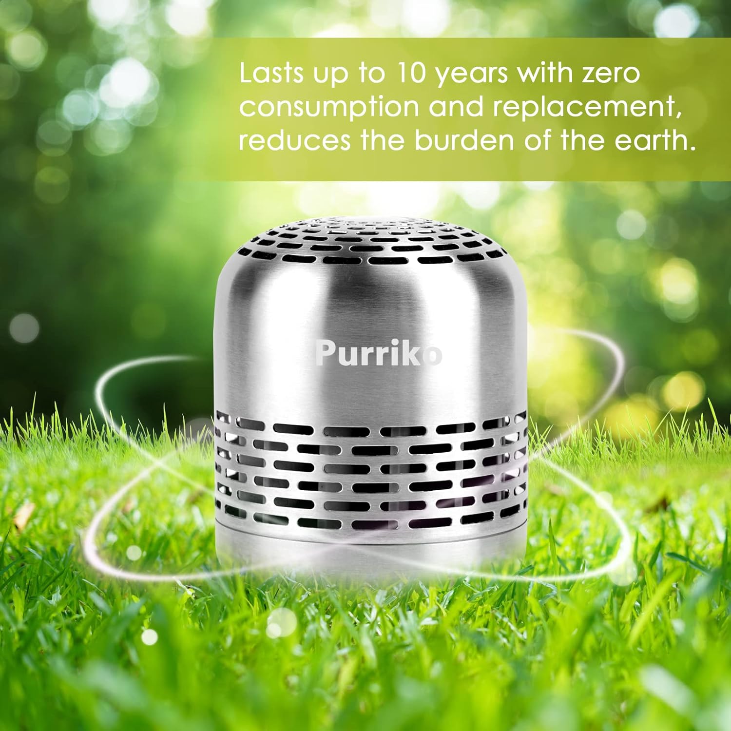 Purriko Fridge Deodorizer,Lasts as much as 10 Years,Fridge Odor Eliminator,Fridge Deodorizer,Extra Efficient Than Baking Soda Bamboo Air Purifying Luggage - Image 3