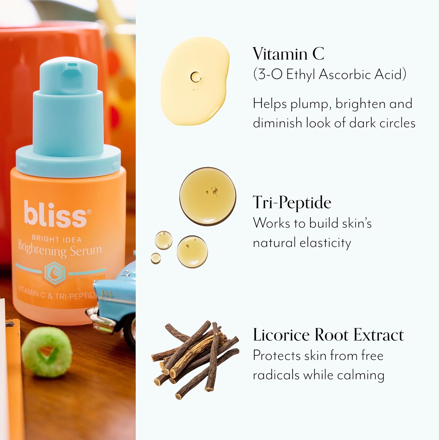 Bliss Vitamin C + Tri-Peptide Vibrant Concept Serum – 15% Brightening + Barrier Increase Complicated for Radiant, Agency Pores and skin – Anti-Ageing Face Serum Boosts Collagen & Elasticity - 1 fl oz - Image 4