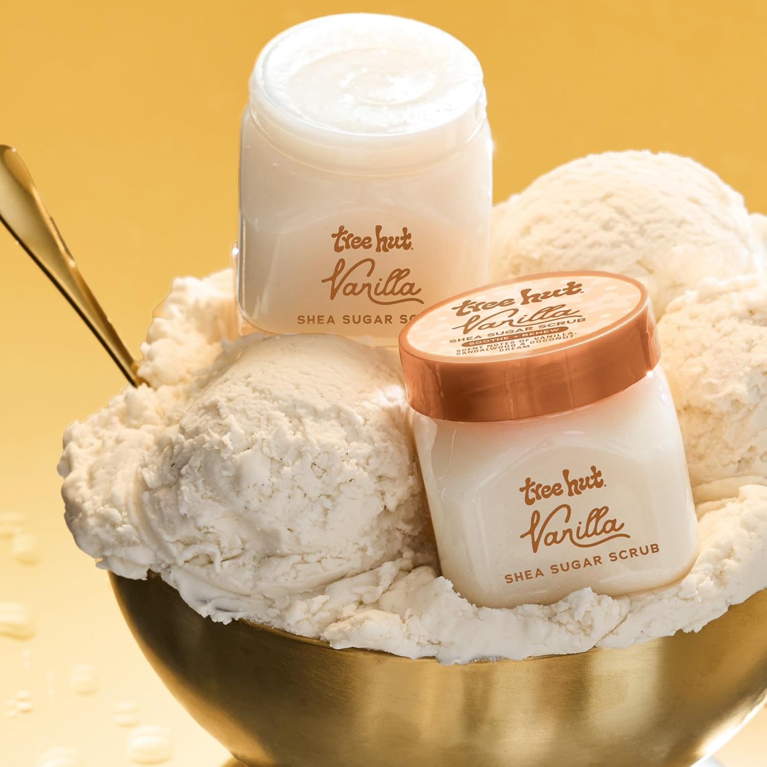 Tree Hut Mini Vanilla All the pieces Bathe Valentines Day Presents For Her - Exfoliating Sugar Scrub, Foaming Gel Wash & Whipped Physique Butter, Hydrating & Moisturizing Self-Care Reward Set for Easy Pores and skin - Image 5