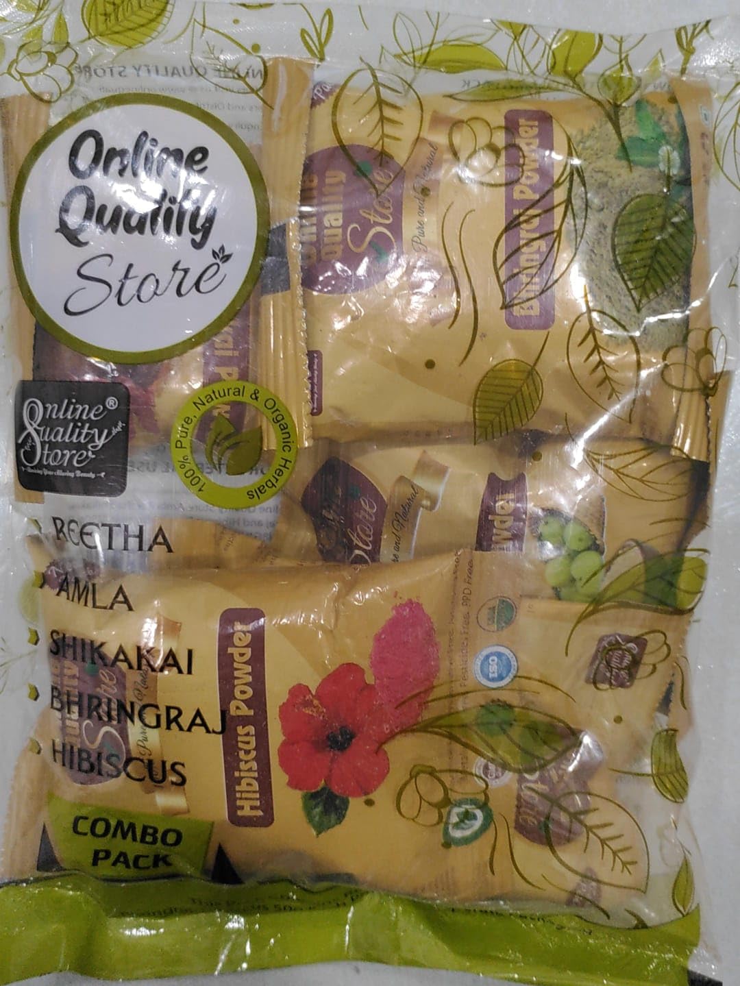 On-line High quality Retailer Amla Reetha Shikakai, Bhringraj and Hibiscus Powder for Hair (250g Pack) - Image 2