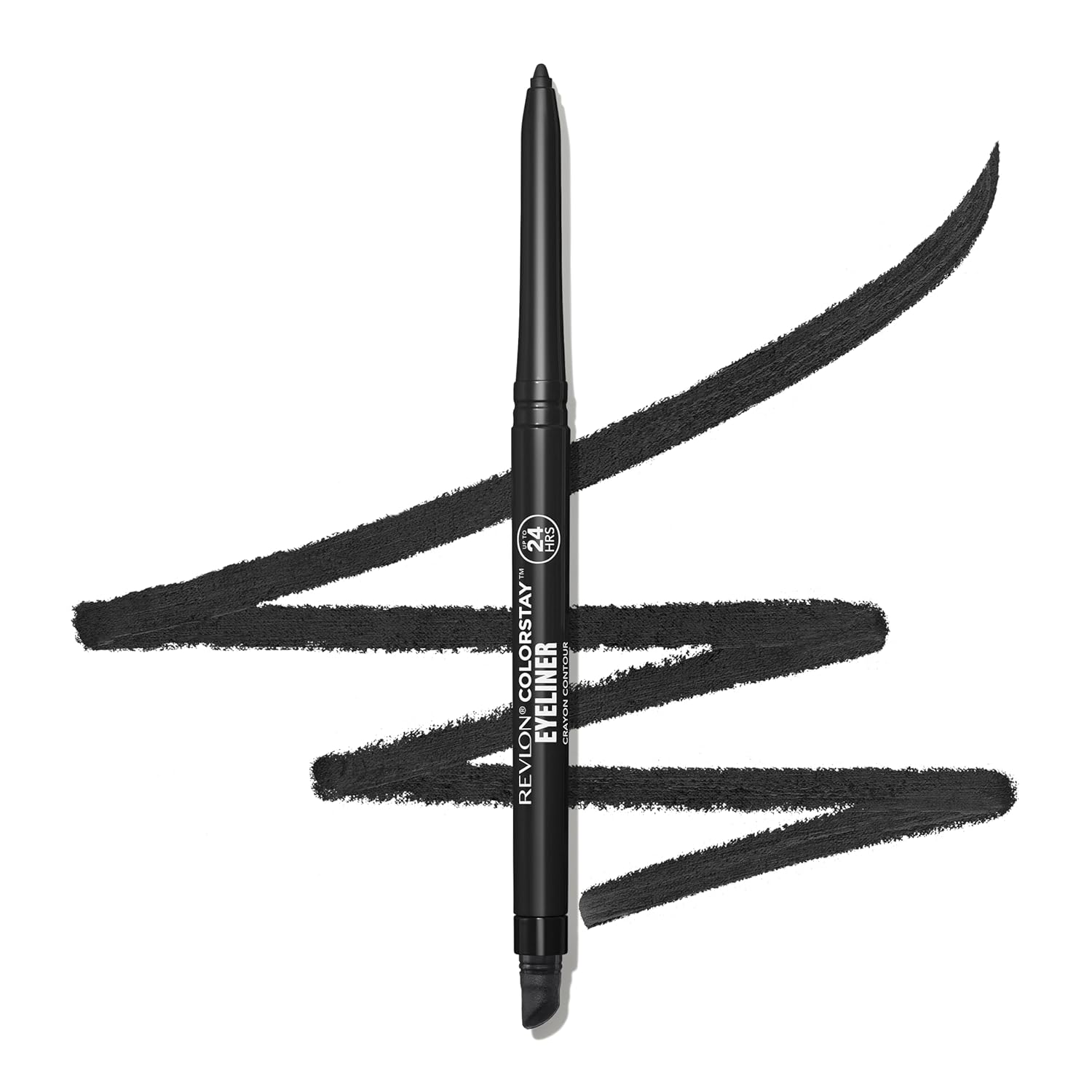 REVLON ColorStay Pencil Waterproof Eyeliner, Smudge-Proof, Eye Make-up with Constructed-In Sharpener, Packaging Might Range, 201 Black, 0.01 oz - Image 10