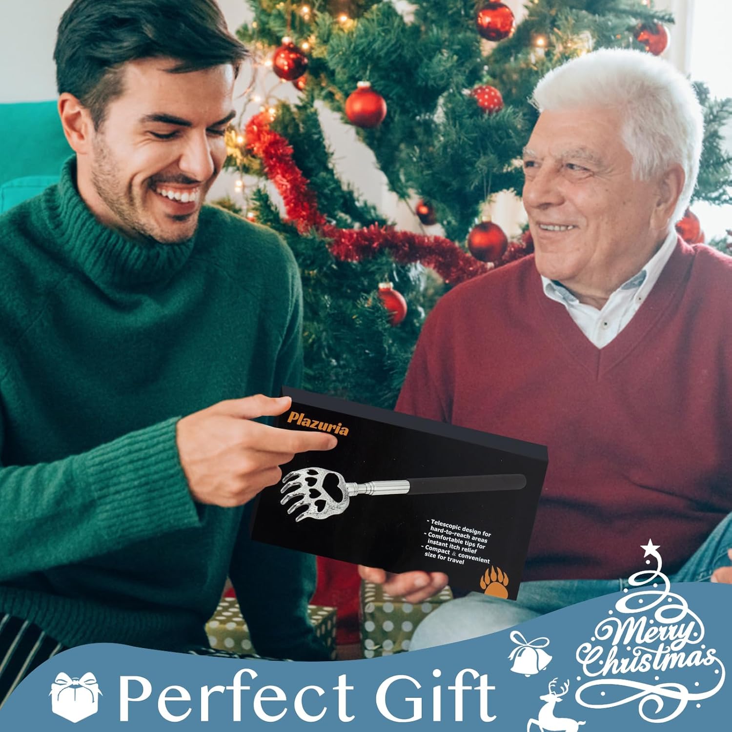 (4-Pack) Extendable Again Scratchers - Steel Claws with Telescopic Rubber Handles - Stocking Stuffers for Males, Girls, Children - Christmas Present - Image 9