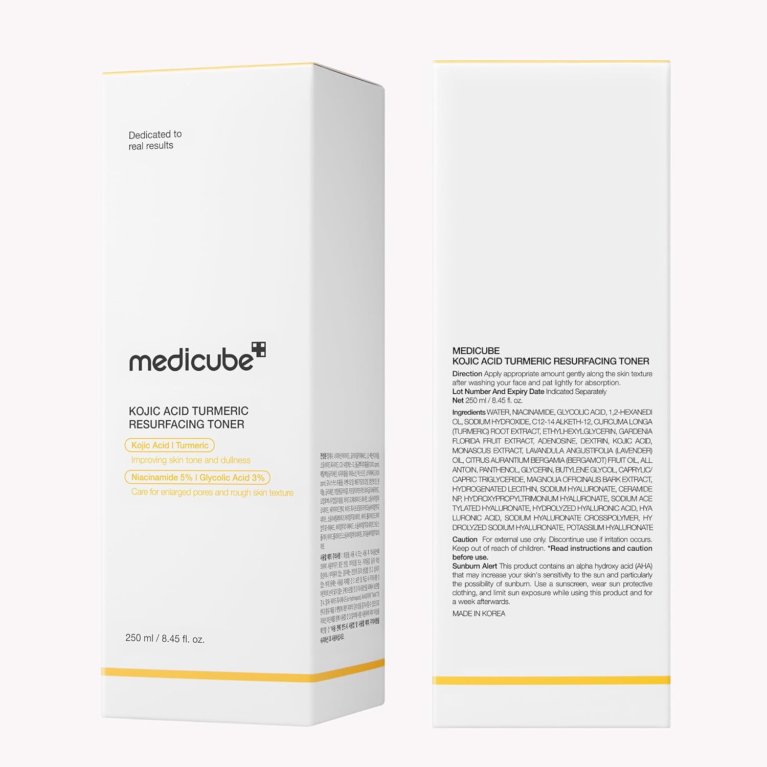 medicube Kojic Acid Turmeric Smoothing Toner for Face & Physique | Light-weight Toner for Balancing Uneven Pores and skin Tone & Texture | Niacinamide, Glycolic Acid for Clear Glass Pores and skin | 8.45 fl.oz - Image 9