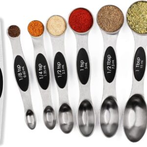 Magnetic Measuring Spoons Set Stain...