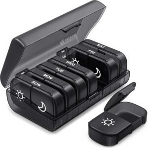 AUVON XL Weekly Capsule Organizer 2...