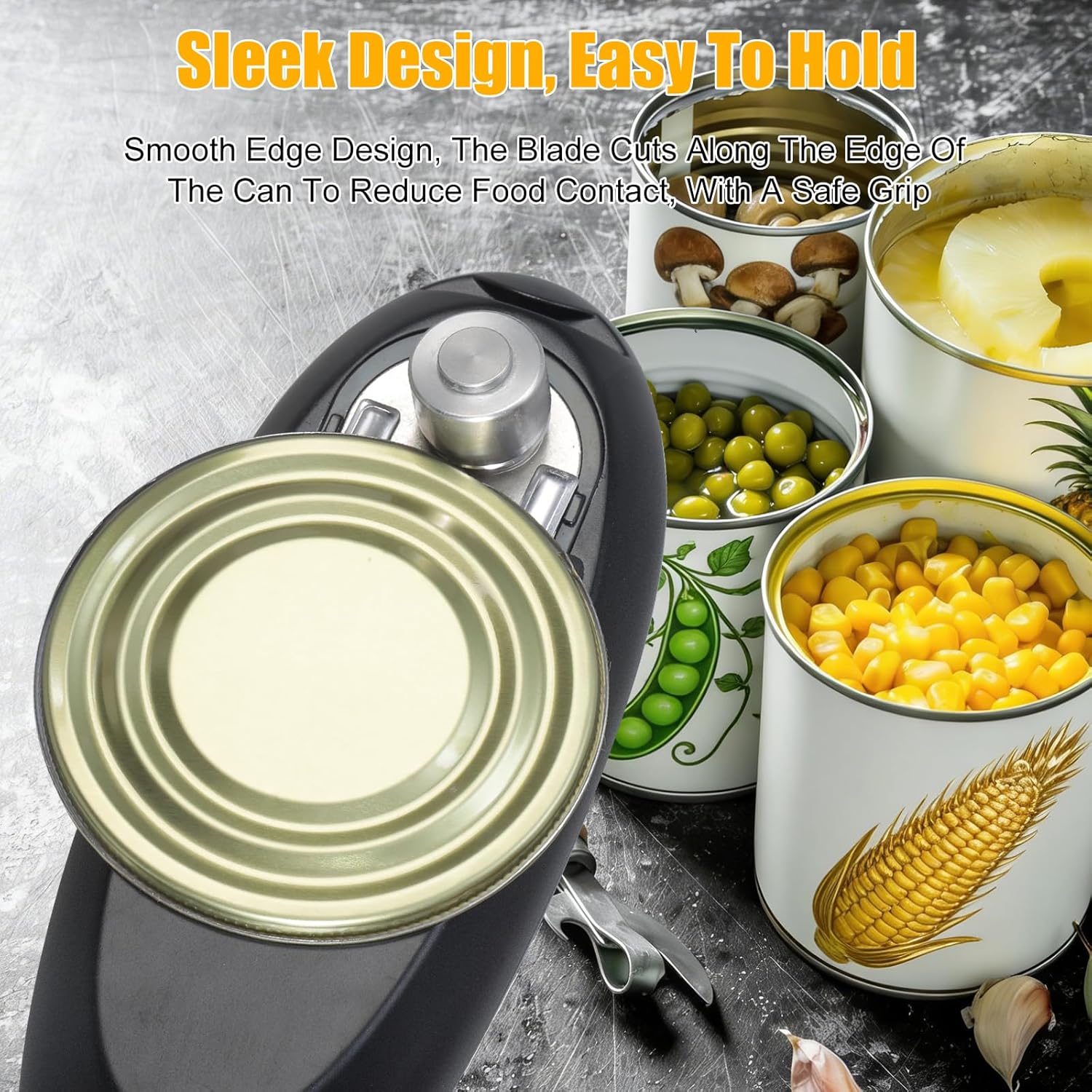 Electrical Can Opener,USB Rechargeable Can Opener,One-Contact Cordless Can Opener,Clean Edge,Fingers Free,Meals Security,Kitchen Gadget Battery Operated,Automated Can Openers for Seniors - Image 7