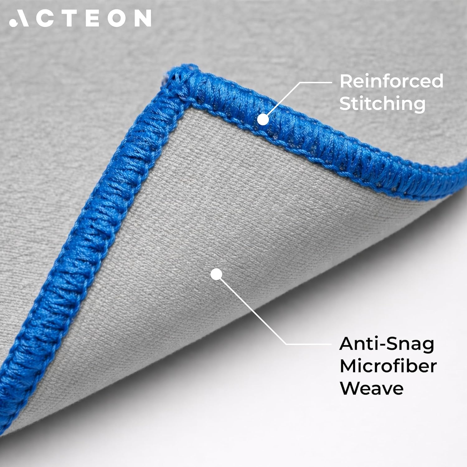 Acteon Microfiber Gymnasium Towels 5 Pack, Fast Dry Silver ION Odor-Free Sweat Towel, Tremendous Absorbent Quick Drying for Males & Girls, Exercise, Yoga, Working, Mountain climbing, Journey – 16x30.5 Inch - Image 9