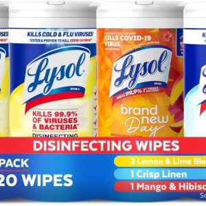 Lysol Disinfecting Wipes Bundle, Re...
