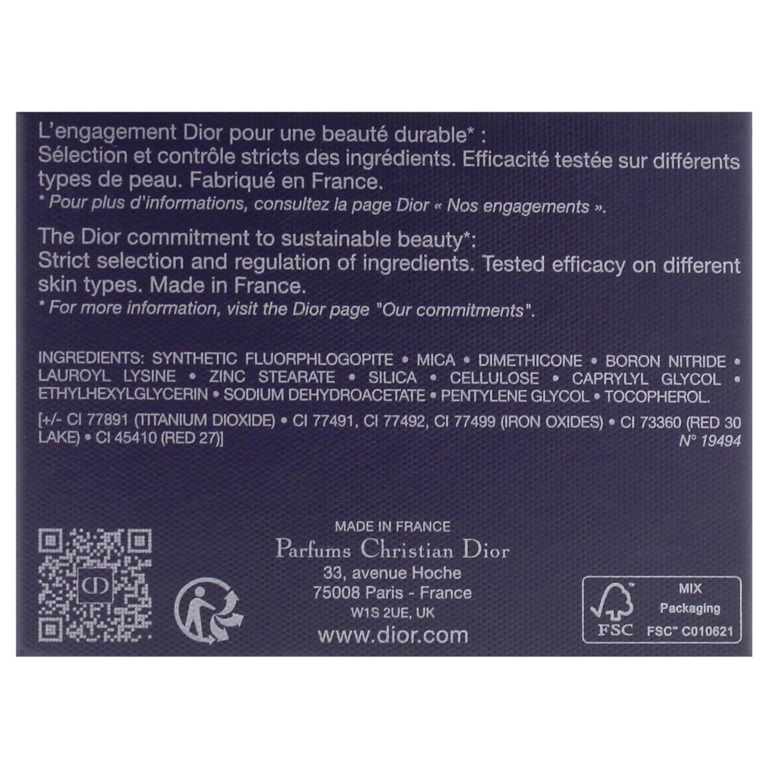 Backstage Rosy Glow Blush - 012 Rosewood by Christian Dior for Ladies - 0.15 oz Blush - Image 7