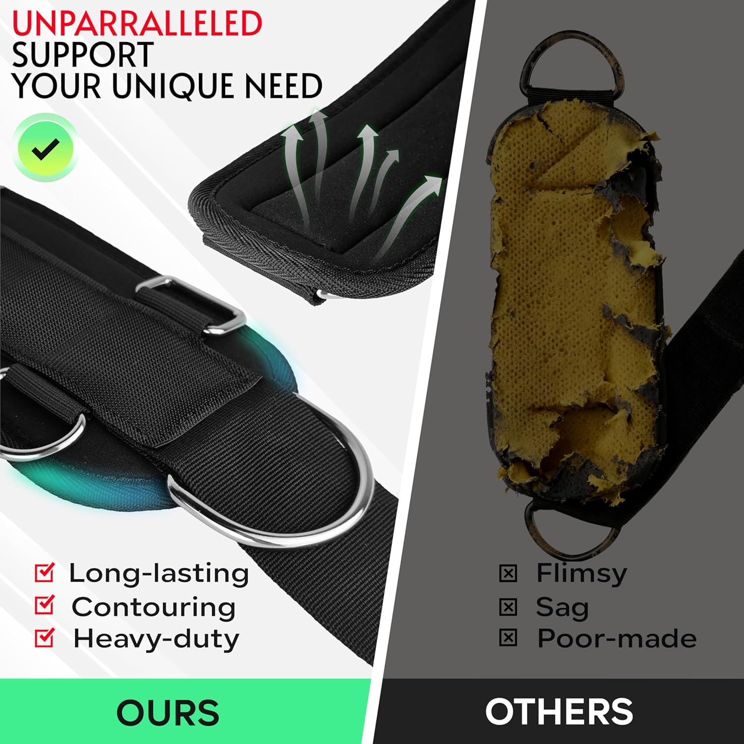 Ankle Strap Appropriate with Tonal Machine, Kick Again Ankle Straps for Sensible Residence Health club, Cable Machine Attachment with Multi-Angle Adjustment, Further Strap for Foot Help, Heavy-Responsibility - Image 7