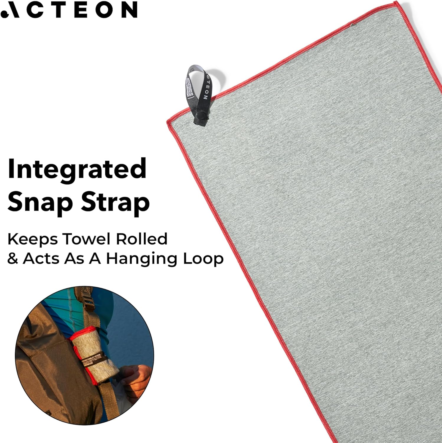 Acteon Microfiber Gymnasium Towels 5 Pack, Fast Dry Silver ION Odor-Free Sweat Towel, Tremendous Absorbent Quick Drying for Males & Girls, Exercise, Yoga, Working, Mountain climbing, Journey – 16x30.5 Inch - Image 6