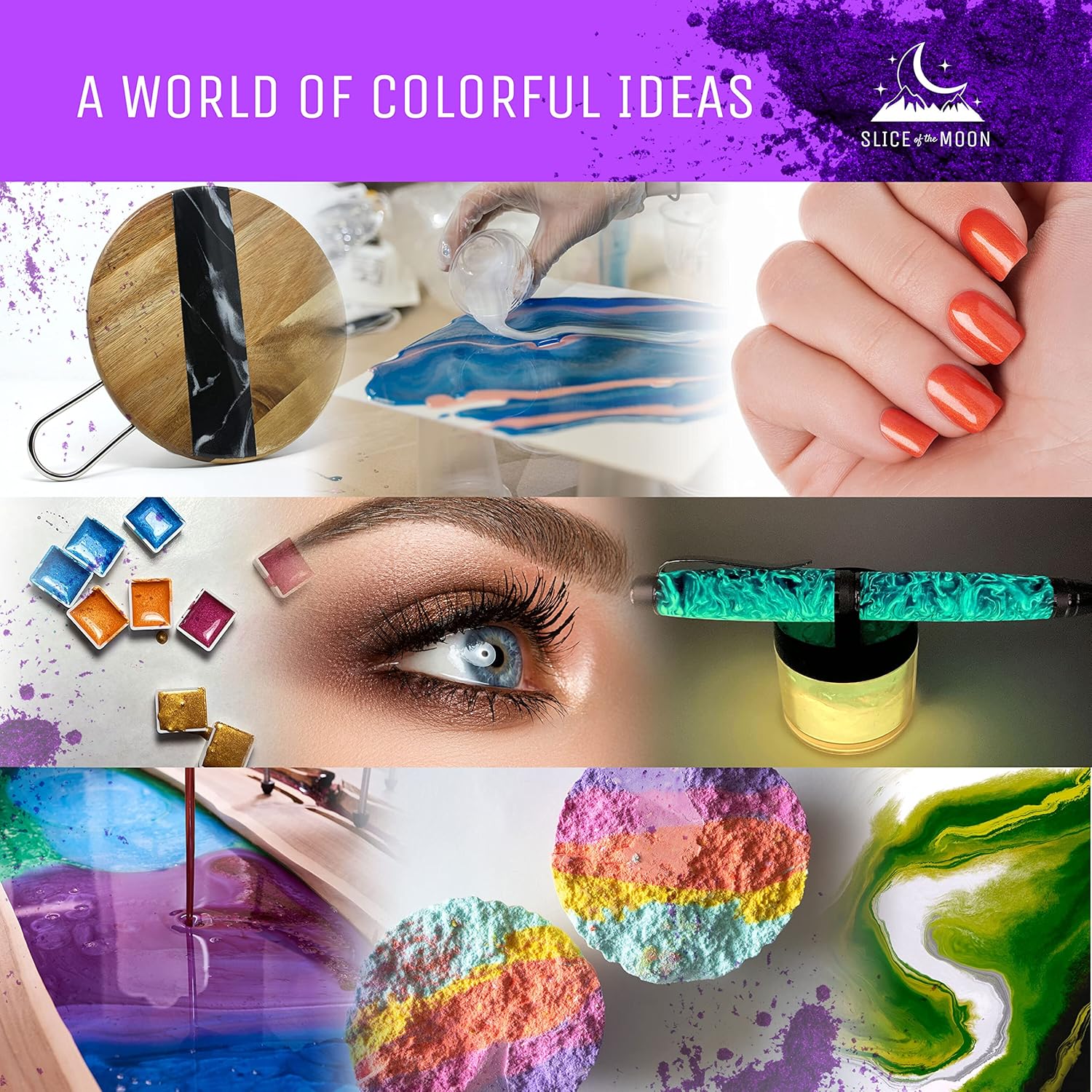 | Flashing Bronze Pure Mineral Mica Powder, 0.42oz (12g) | for Private or Skilled Use - Cosmetics, Epoxy Resin Tasks, Nail Polish, Soaps, Bathtub Bombs, and Artwork Tasks - Image 5