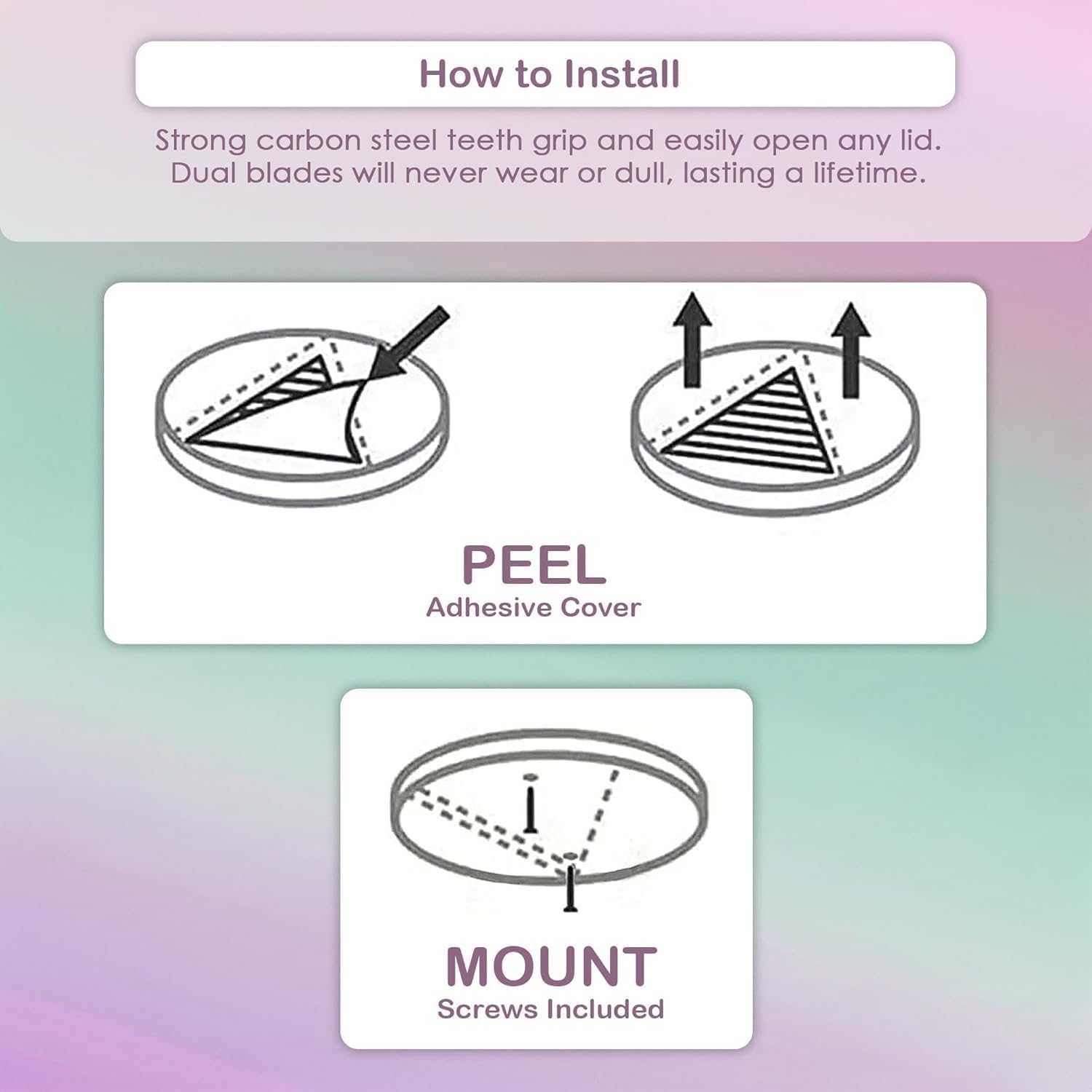 5 Pack Straightforward Grip Jar Opener | Unique Beneath Cupboard Jar Lid & Bottle Opener, Easy Nail Protector for Weak Palms & Seniors with Arthritis - Image 6