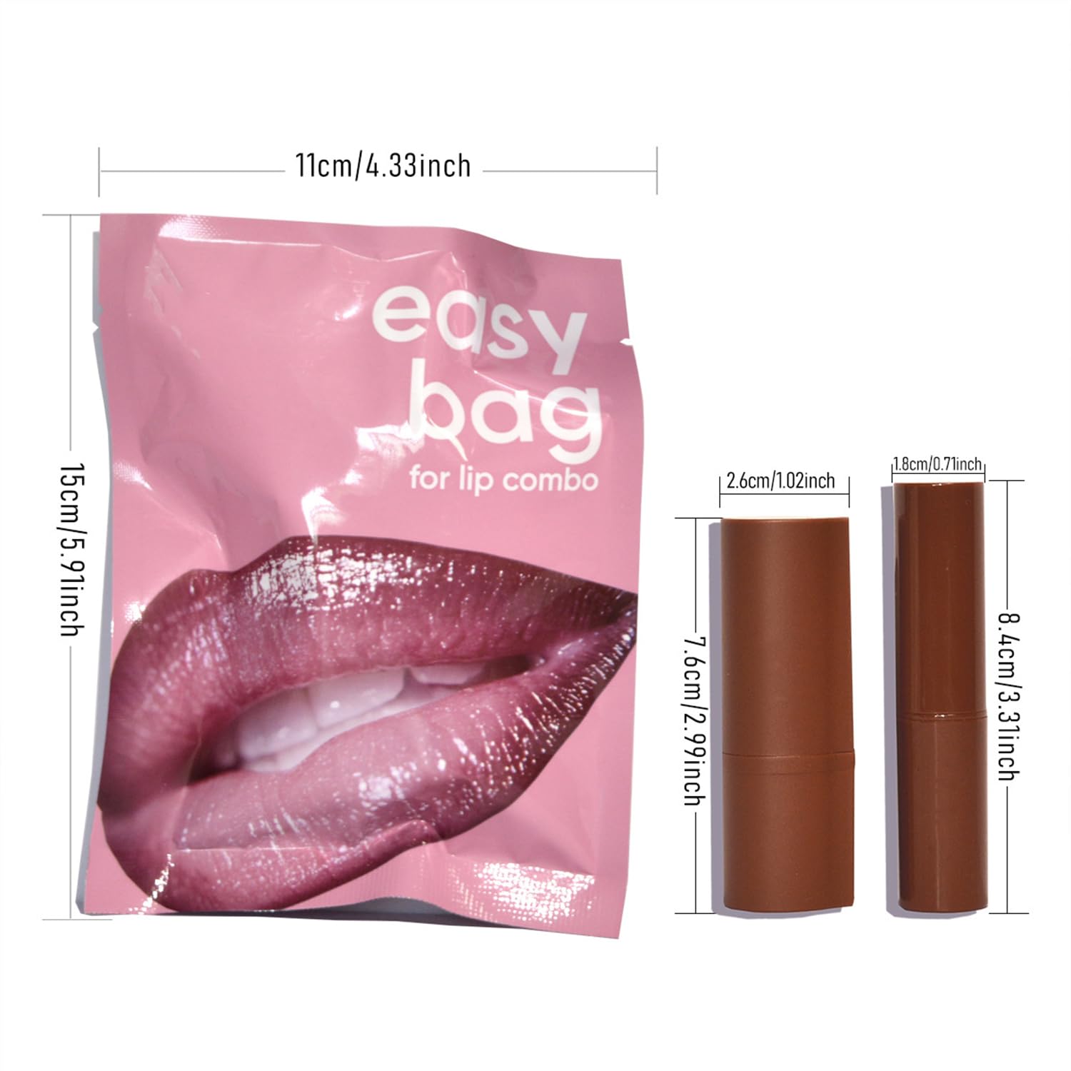 2PCS Moisturizing Lip Gloss with Brown Lip Liner Set,2-in-1 Gradient Lip Liner and Stable Excessive Shine Lip Gloss Jelly Lipstick Combo,Light-weight Lengthy-Lasting Make-up Equipment for Ladies(BabyPink) - Image 7