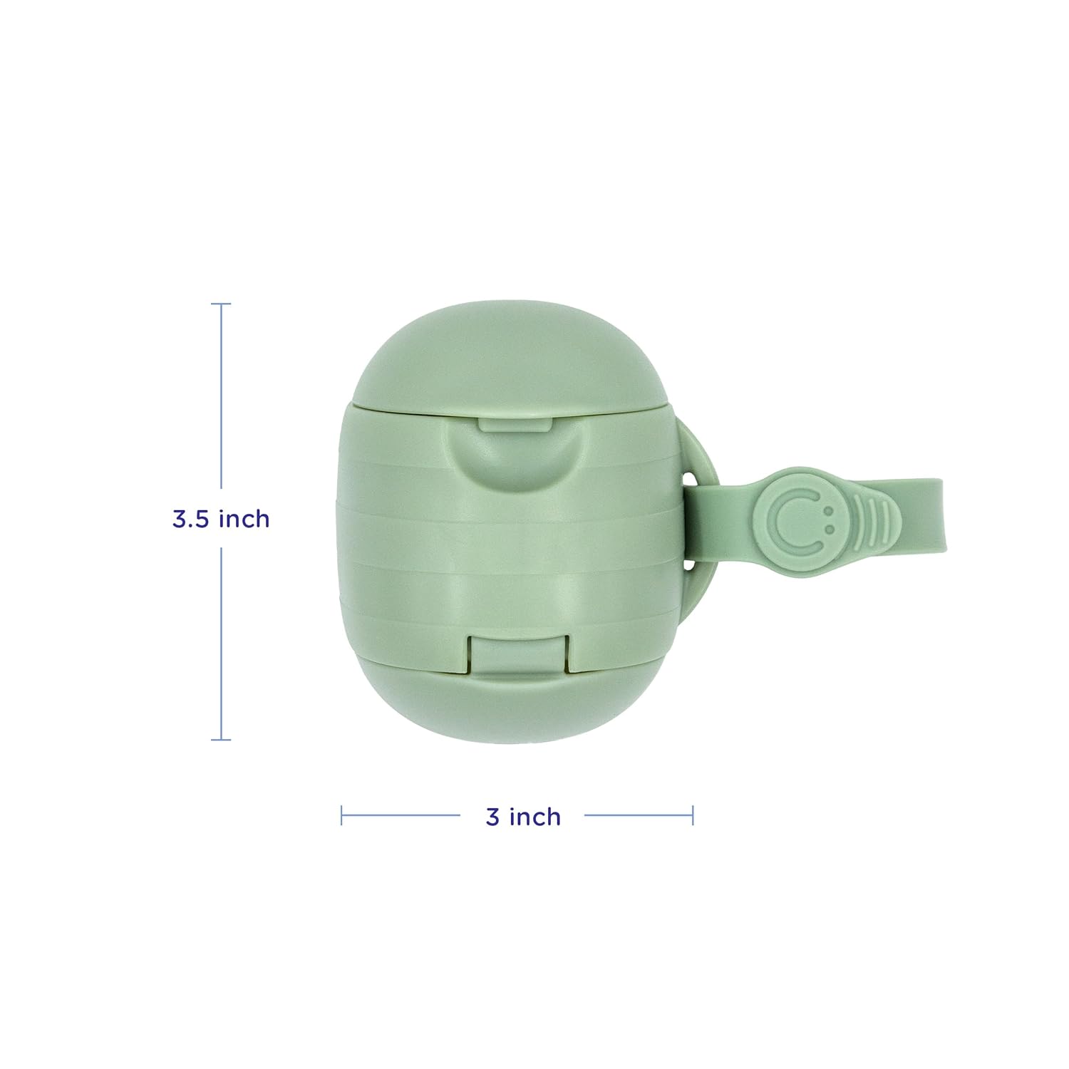 Ubbi On-The-Go Twin Pacifier Holder, Hold's Child's Binkies Clear and Accessible, Moveable for Journey, Diaper Bag Accent Should Have for Newborns, Sage Inexperienced - Image 2