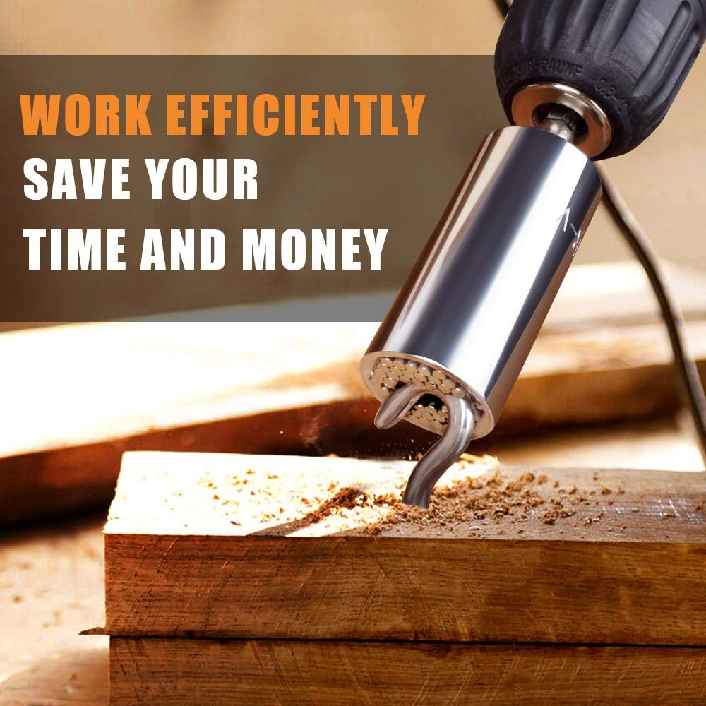 Fathers Day Dad Presents from Daughter Son Spouse Tremendous Common Socket Instruments Presents for Males, Grip Set with Energy Drill Adapter Cool Stuff Devices Current Concepts Presents for Dad Husband Him Grandpa Step Dad - Image 8