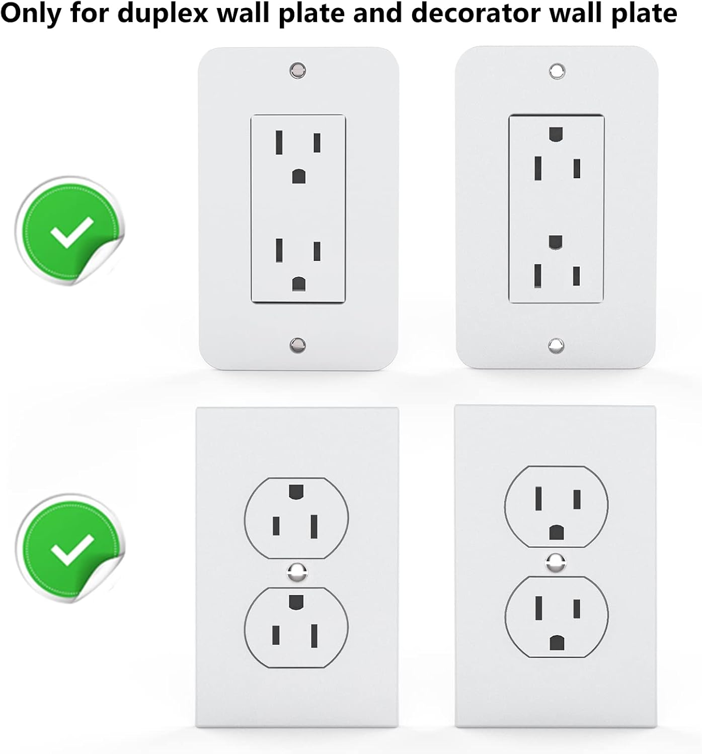 WALI Outlet Shelf Wall Holder, Toilet Shelf as much as 10lbs Customary Vertical Duplex Wall Organizer for Good Dwelling Decor Area Saving Energy Instruments, Toothbrush (OLS001-W), 1 Pack, White - Image 4