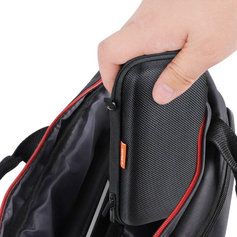 GLCON Moveable Safety Arduous EVA Case for Exterior Battery,Cell Telephone,GPS,Arduous Drive,USB Charging Cable,Carrying Bag Mesh Interior Pocket,Zipper Enclosure,Common Journey Pouch Bag - Image 6