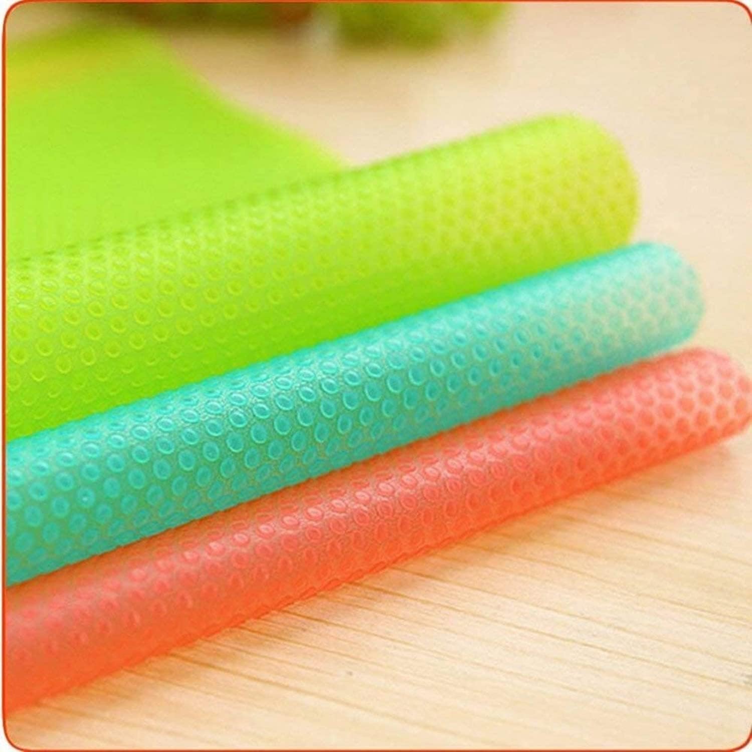 7 PCS Shelf Mats Fridge Liners Washable Fridge Pads Fridge Mats Drawer Placemats Dwelling Kitchen Devices Equipment Group for Prime Freezer(2green+2pink+3blue) - Image 5