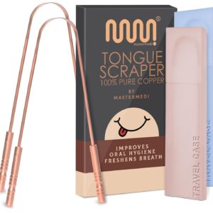 MasterMedi Tongue Scraper with Case...