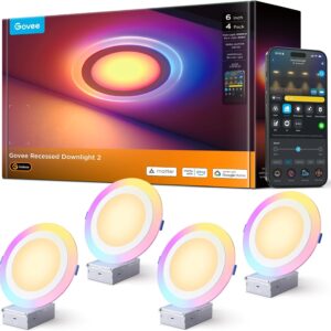 Govee Sensible Recessed Lighting 6 ...