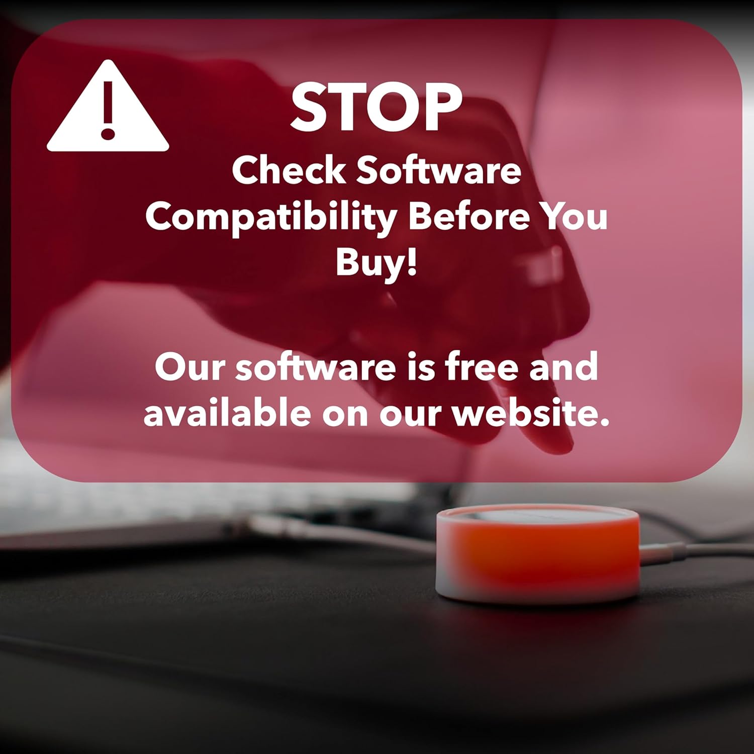 MuteMe - Illuminated Capacitive Contact Mute Button for Zoom, Groups, Google Meet & Extra (As Seen on Shark Tank)! Free Home windows / Mac Software program Required To Use MuteMe. - Image 2