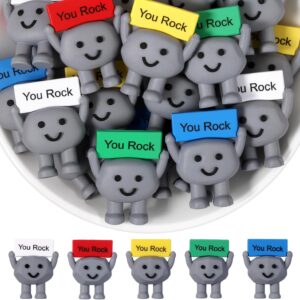 Gejoy 25 Pcs Mini Rubber You Rock T...