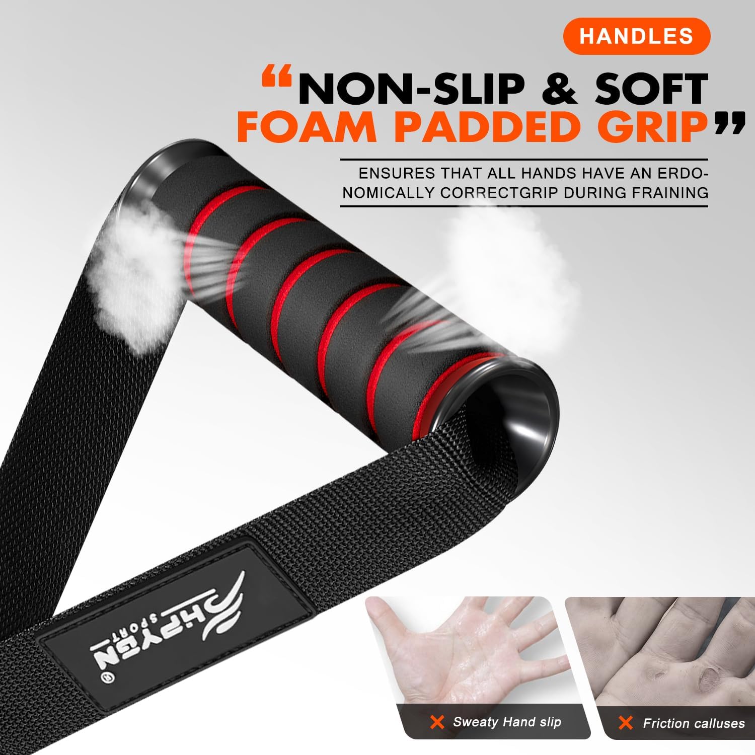 HPYGN Train Deal with, Substitute Health Tools for Pilates, Yoga, Energy Coach, Pull Down Residence Fitness center Purple, Gray, Blue Working Out Deal with - Image 2