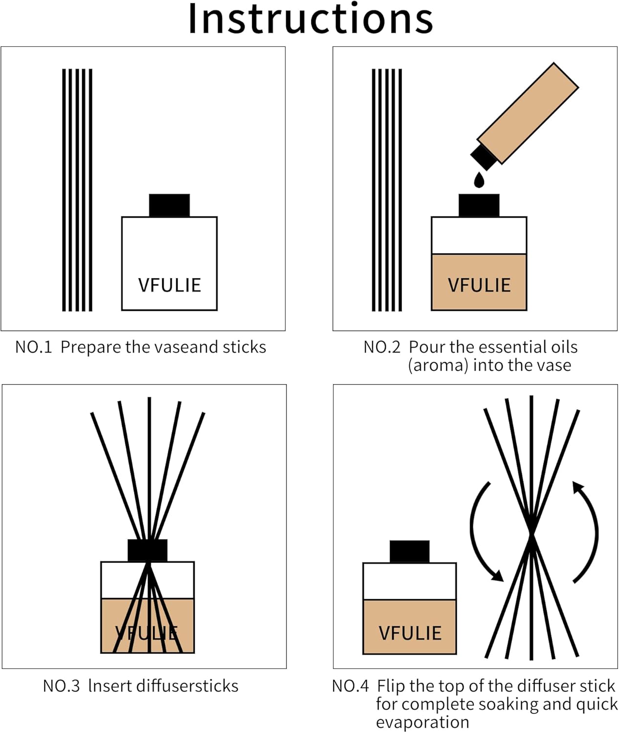 VFULIE 100PCS Reed Diffuser Sticks, 10 Inch Pure Rattan Wooden Sticks Important Oil Aroma Diffuser Sticks Refill Substitute for Aroma Perfume ((Major Colour)) - Image 9