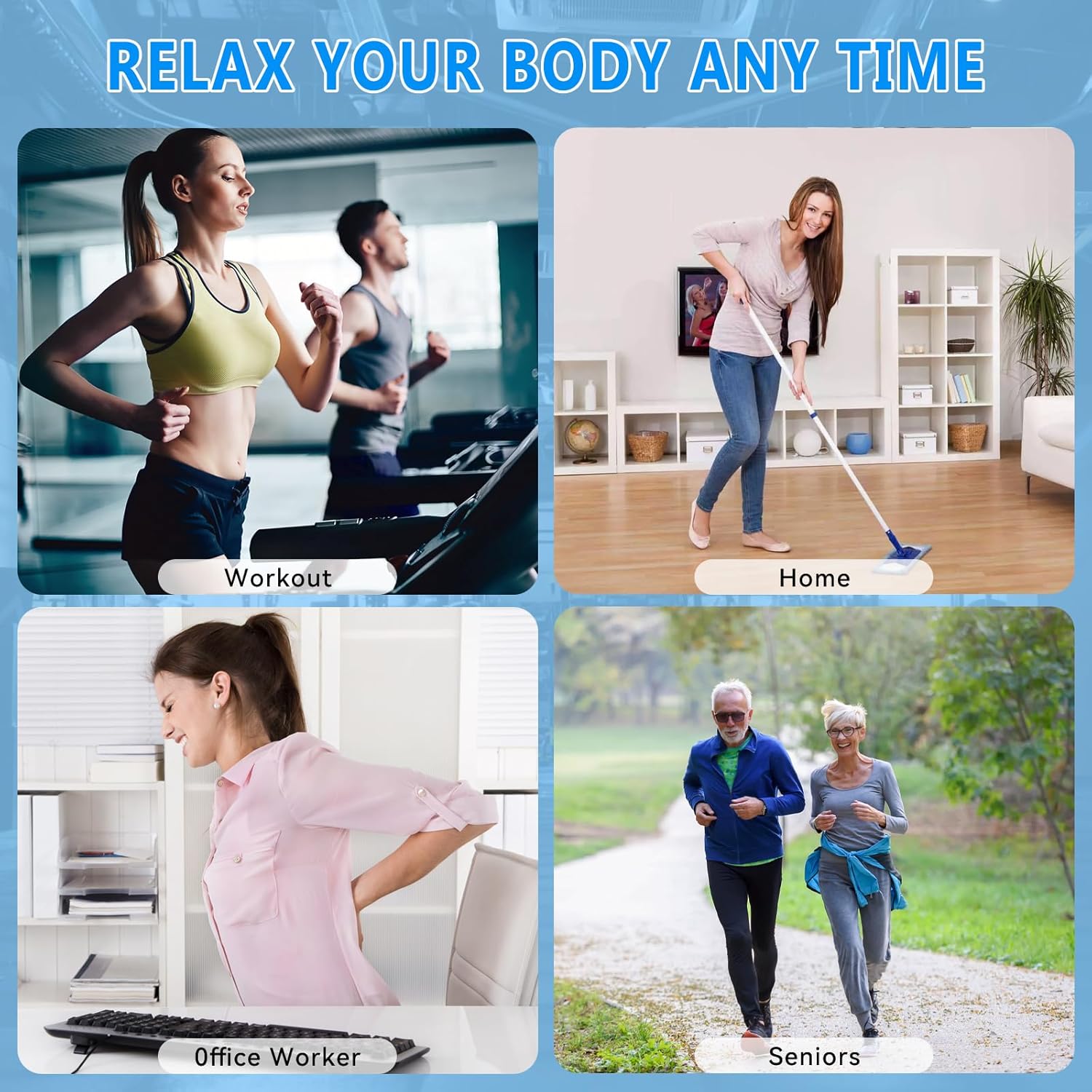 Therapeutic massage Gun, Muscle Therapeutic massage Gun for Athletes Handheld Electrical Deep Tissue Again Massager, Percussion Therapeutic massage System for Ache Aid with 30 Velocity Ranges 9 Heads Black - Image 7