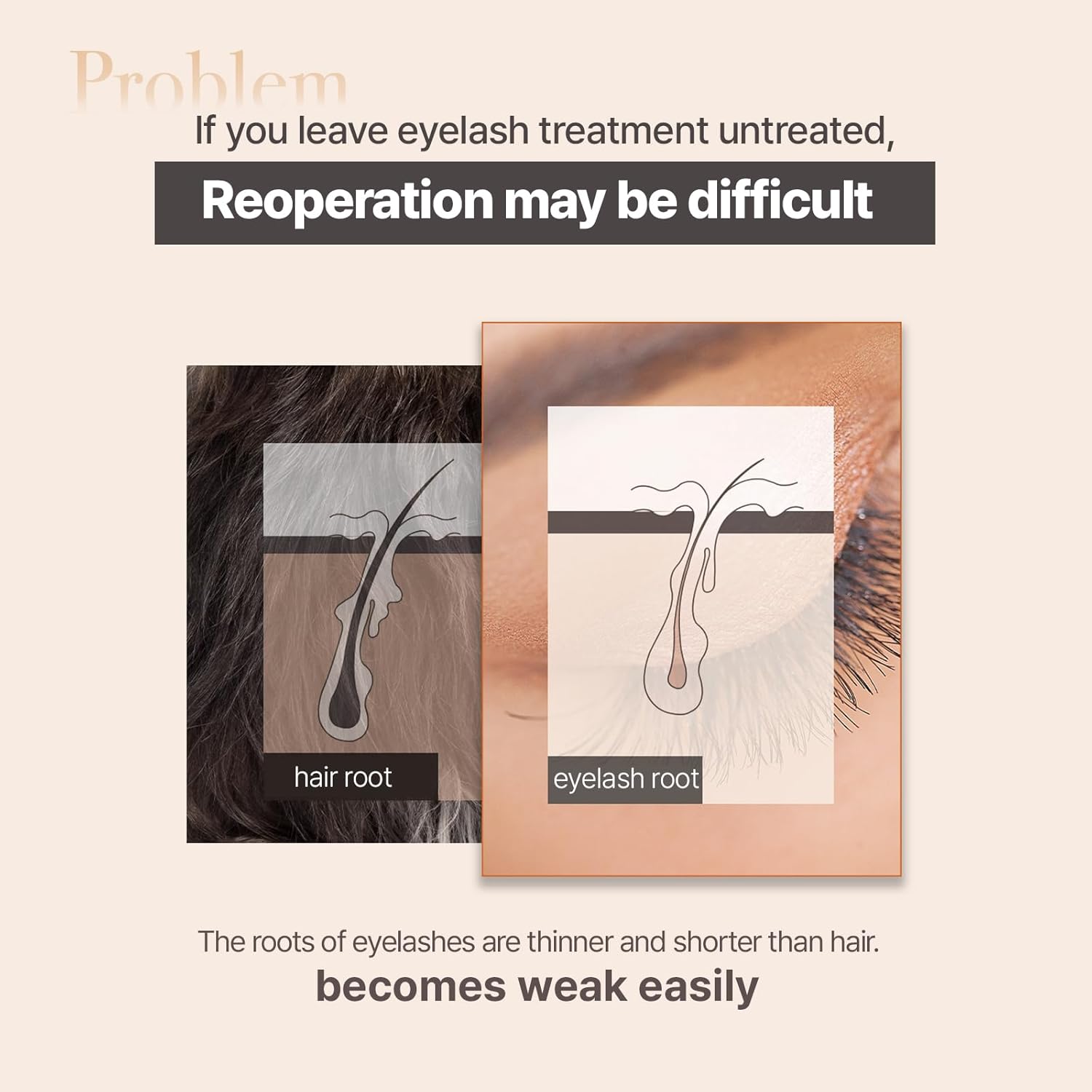 Eyelash Development Serum for Longer & Fuller Lashes, Peptide & Biotin Lash Enhancing Serum, Quantity & Curl Care, Mild for Delicate Eyes, Korean Lash Serum 8ml - Image 3