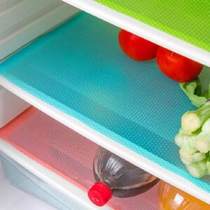 7 PCS Shelf Mats Fridge Liners Wash...