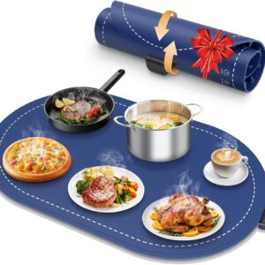 Warming Mat for Meals with Adjustab...