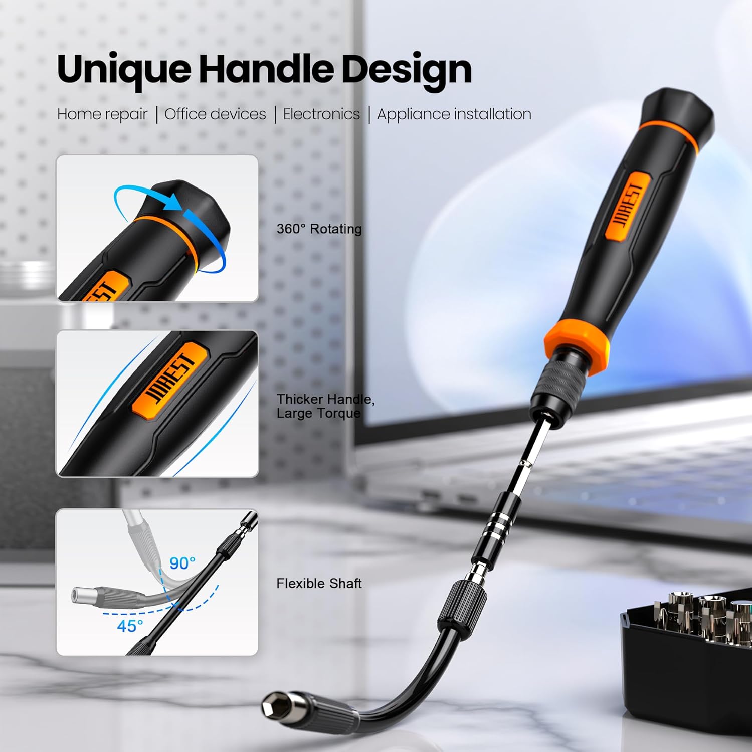 JOREST 152 in 1 Precision Screwdriver Set, Software Presents for Males, Magnetic Software Equipment with Torx Triwing Bits, Restore for Electronics,Macbook, Laptop computer, PC, RC, PS5, iphone,Jewelers, XBOX, Glasses - Image 2